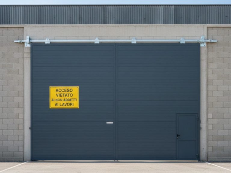 cancello capannone esterno