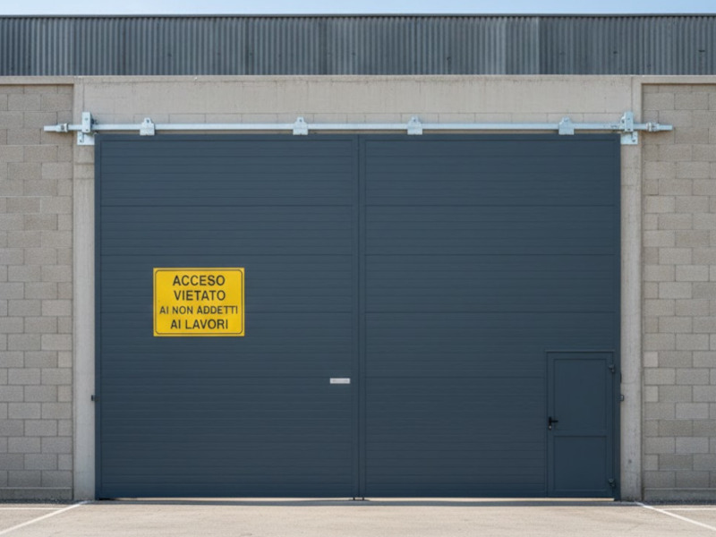 cancello capannone esterno